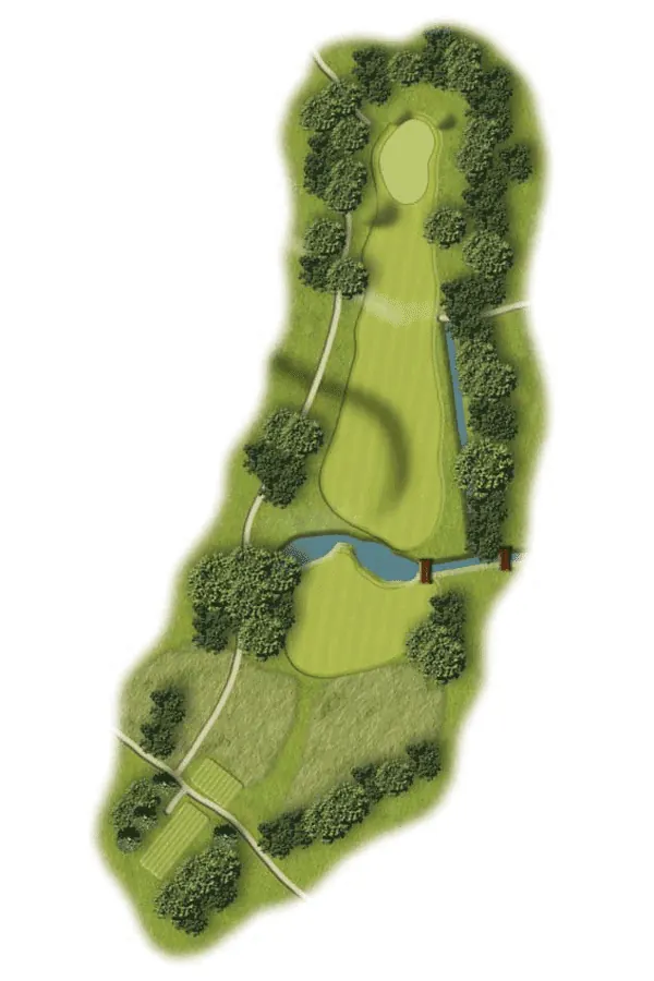 Hole 3 course layout
